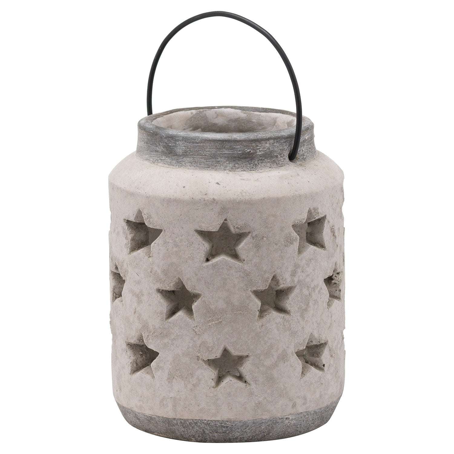 Bloomville Stone Star Lantern Large