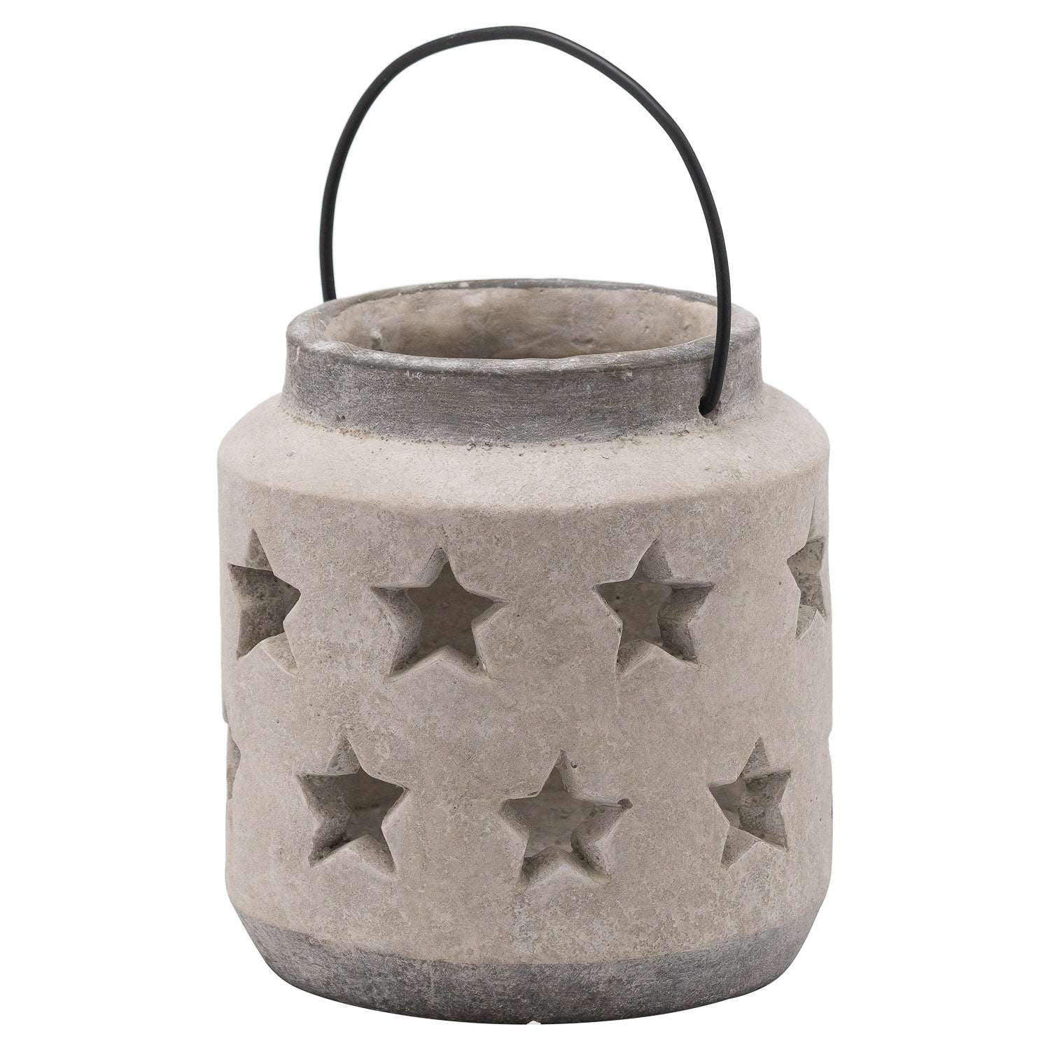 Bloomville Stone Star Lantern Small