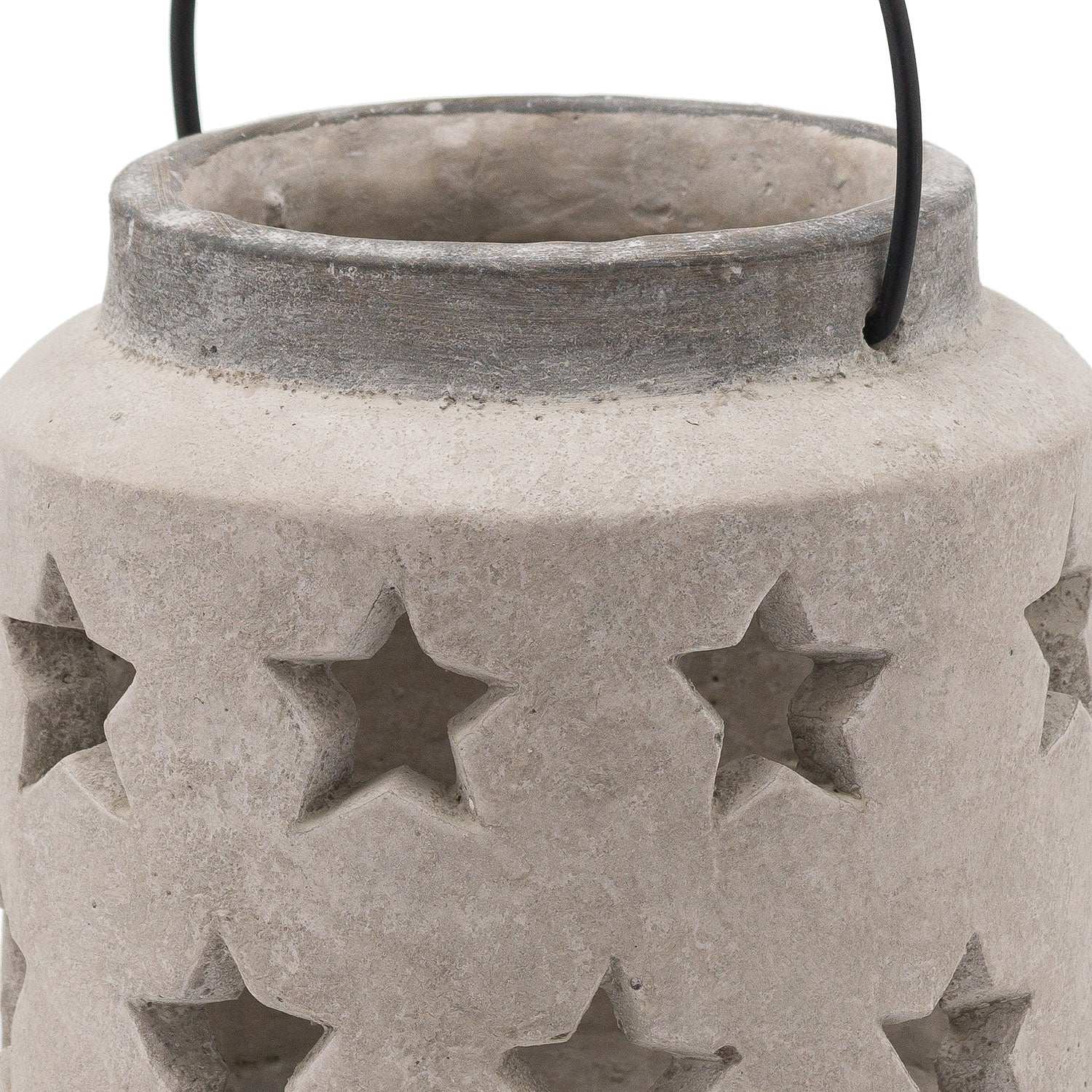 Bloomville Stone Star Lantern Small