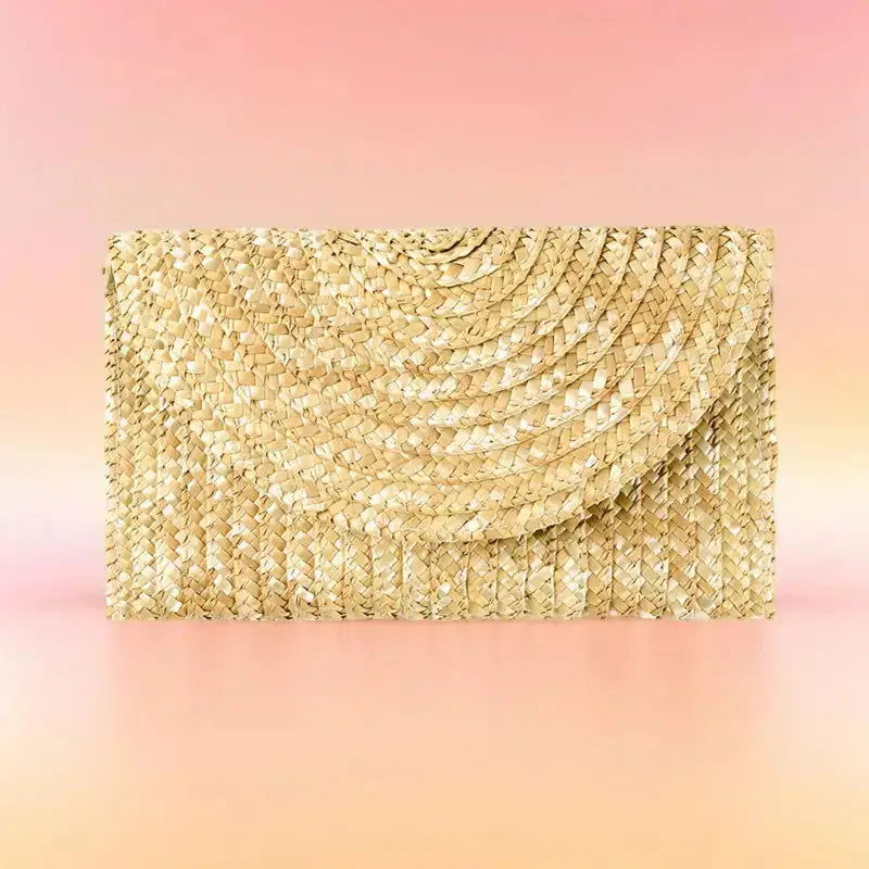 Beach Woven Clutch Bag -  - Harfiy