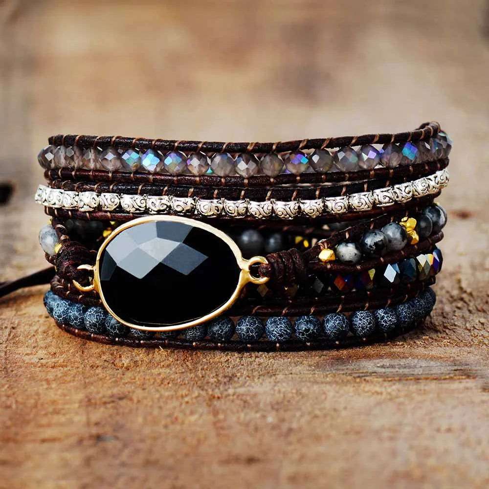 Black Onyx Bracelet -  - Harfiy