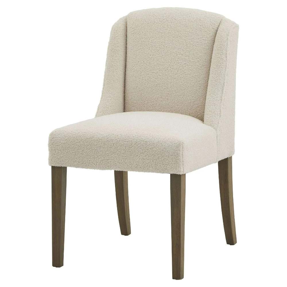 Compton Boucle Dining Chair Cream