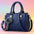 Embroidery Leather Handbag -  - Harfiy