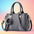 Embroidery Leather Handbag -  - Harfiy