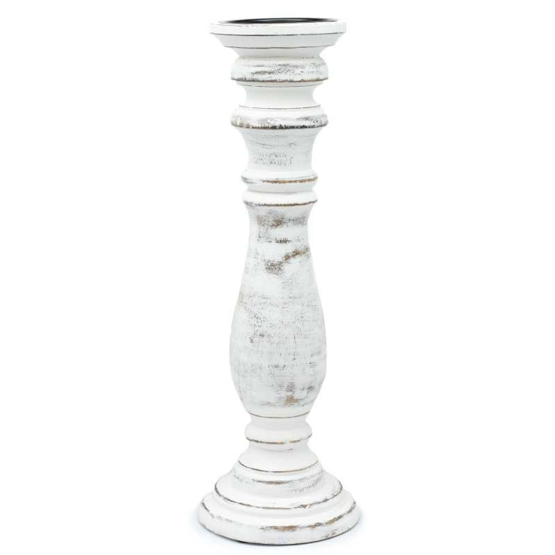 Classic Candle Stand - Whitewash