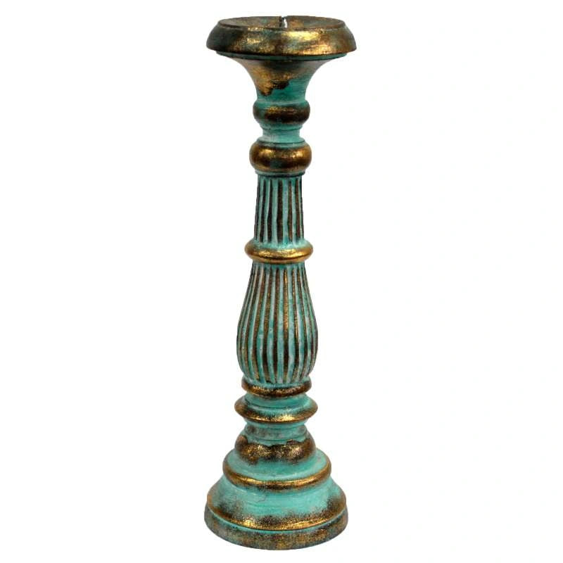 Vintage Candle Stands Turquoise