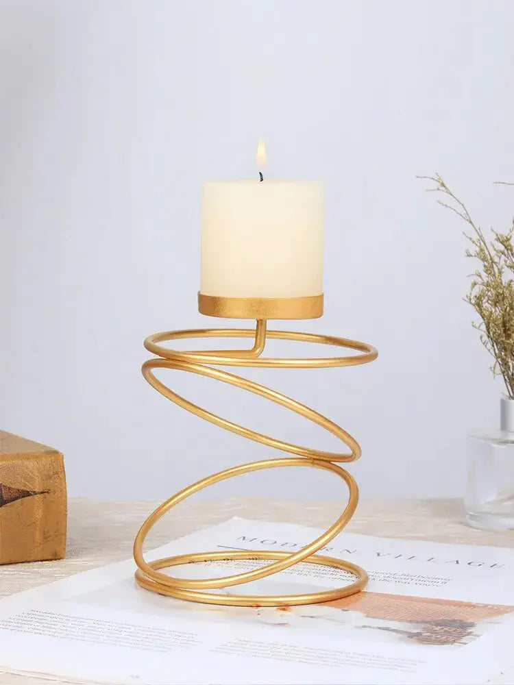 Luxury Style Metal Candle Holders | Handmade Home Decor