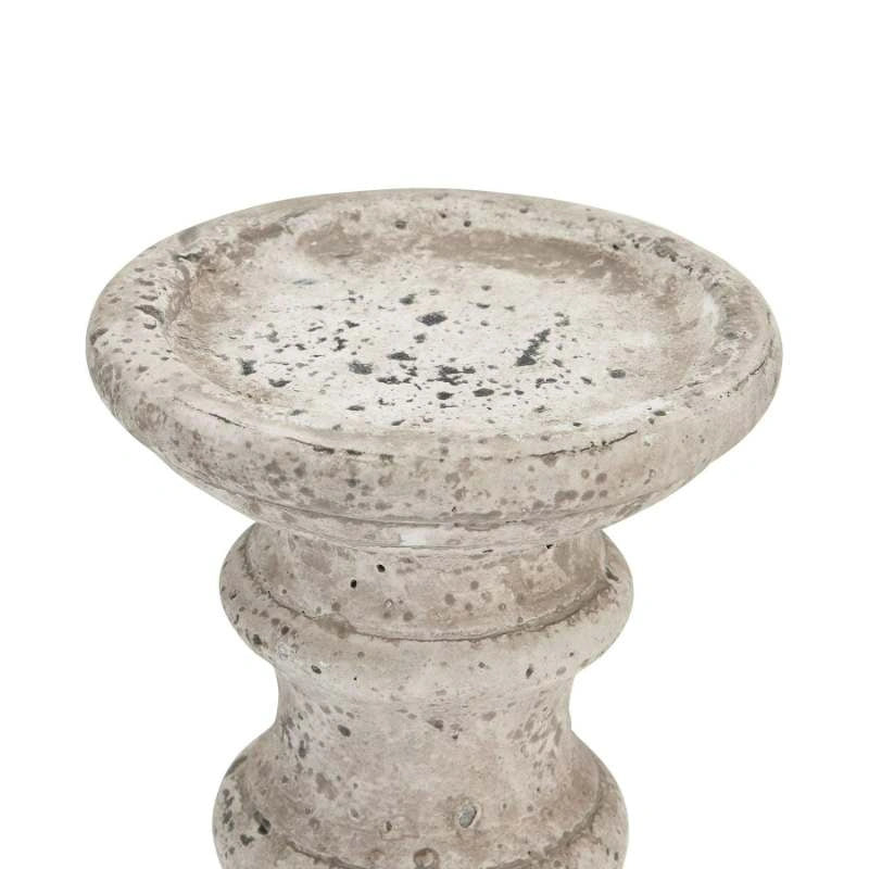 Stone Ceramic Column Candle Holder