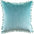 Decorative Velvet Cotton Cushion Aqua