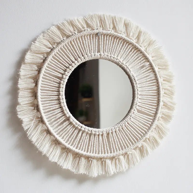 Macrame Mandala Wall Mirror