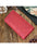 Natural Leather Women's Wallet Red