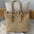 Rattan Knitted Woven Tote Bag