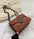 Rivet Chain Small Crossbody Bags For Women - Brown - Hand bag
