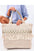 Straw Beach Bag with Fringes